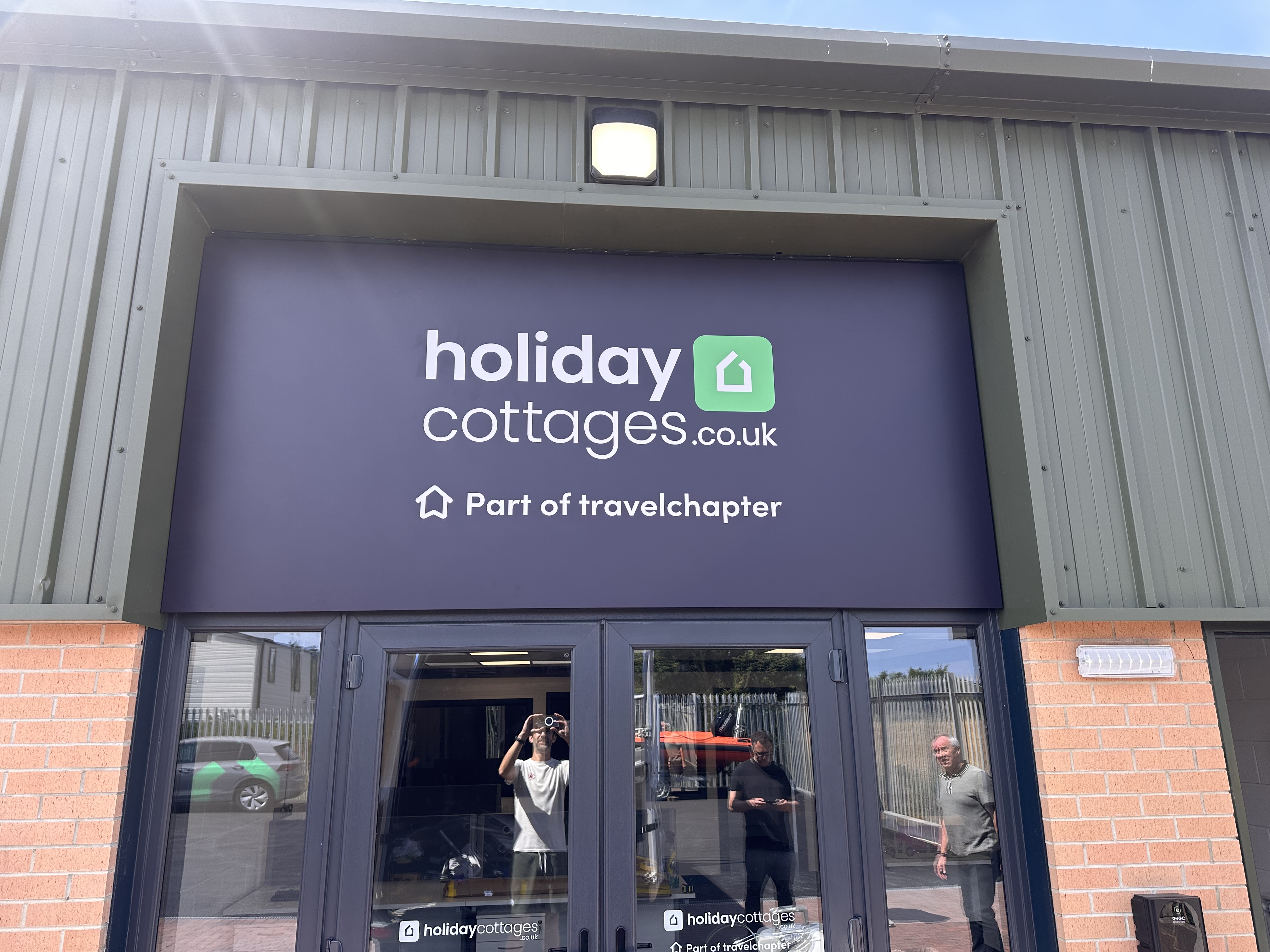 Holiday Cottages large fascia tray